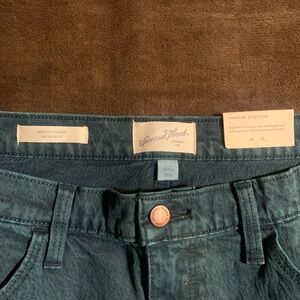 Universal Thread Teal Jeans Vintage Stretch Straight Size 12 Brand New With Tags